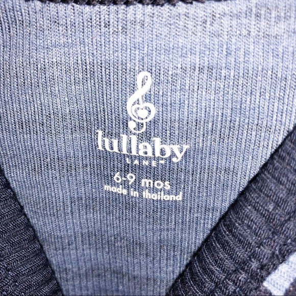 Lullaby Lane Blue Striped Infant 3 Piece Outfit Size 6-9M - Picture 3 of 6